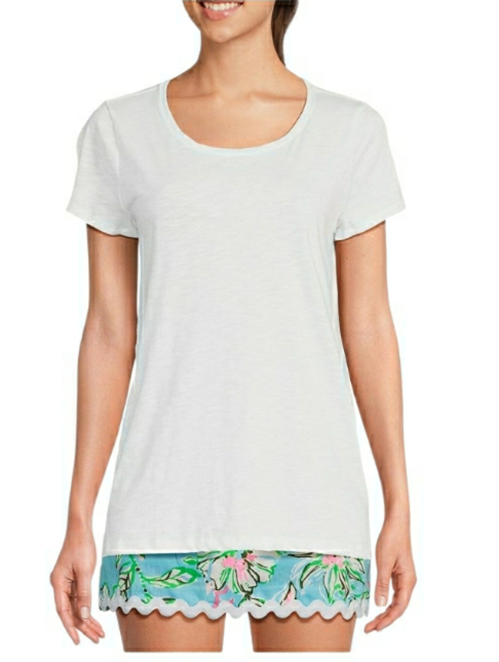 NWT Lilly Pulitzer Etta Knit Scoop Neck Short Sleeve Tee- M